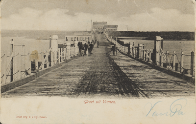130420 Gezicht op de schipbrug over de Lek tussen Vreeswijk en Vianen.